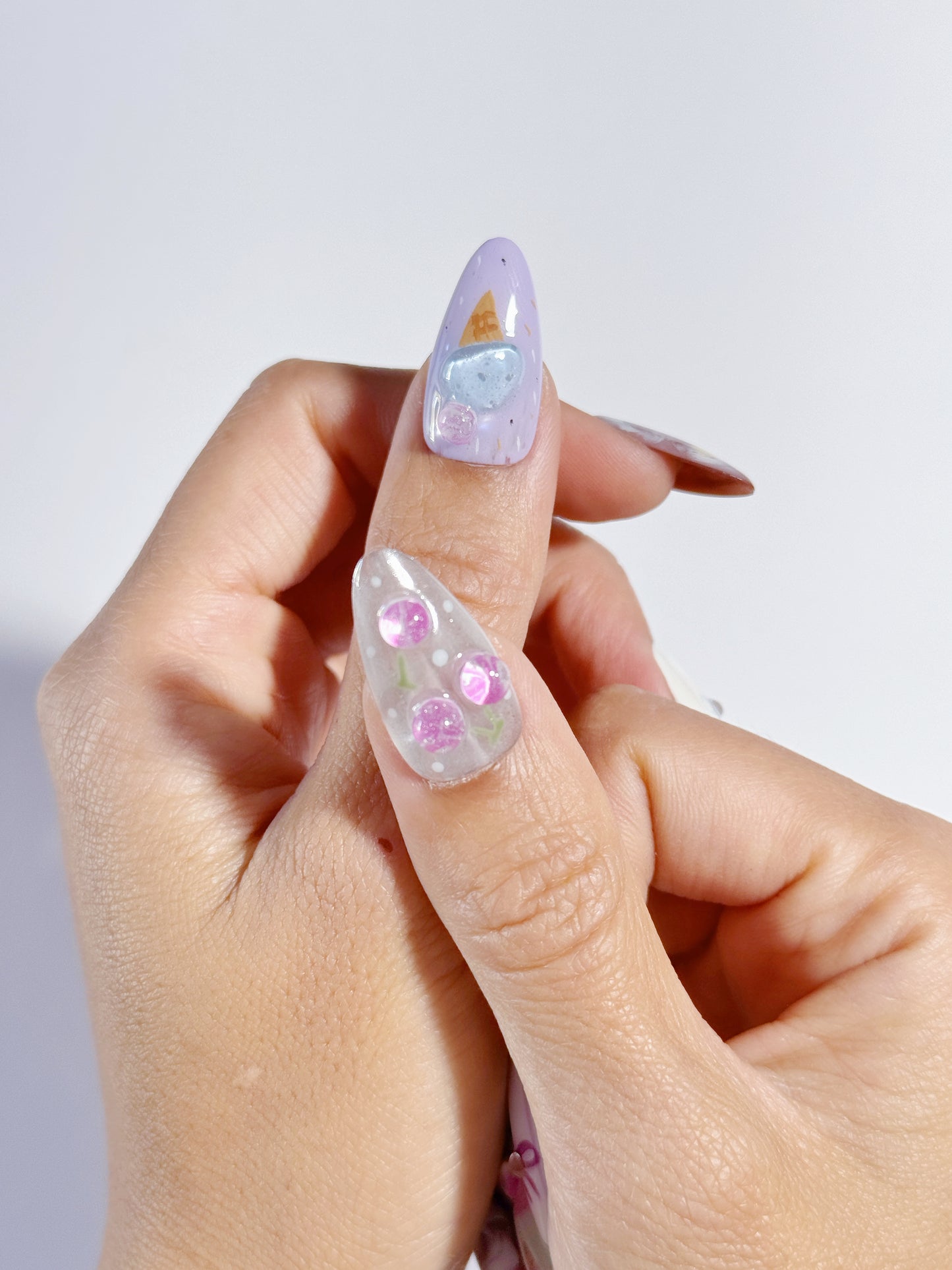 Whimsical Candy & Ice Cream Press-On Nails