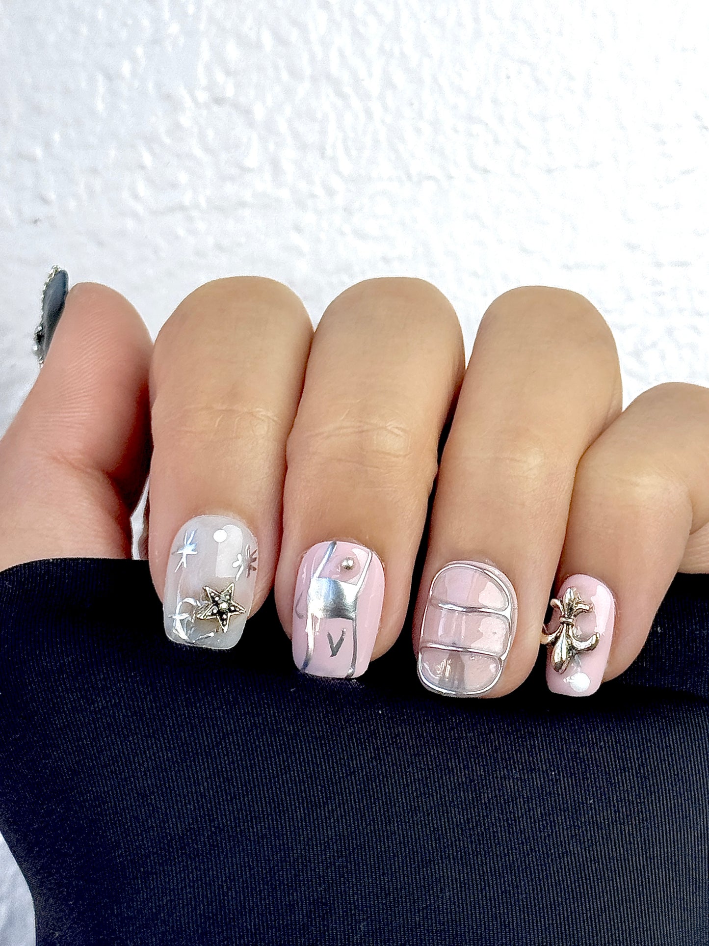 Mixed Charms Jelly Nail Set – Y2K