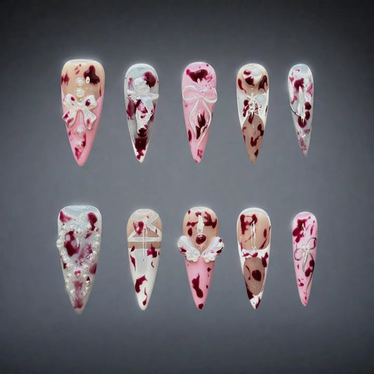 Fallen Angel Y2K Press-On Nails