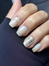 Moonlight Mist – Neutral & Blue Marble Nail Set