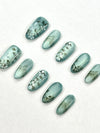 Jade Mist Botanical Press-On Nails