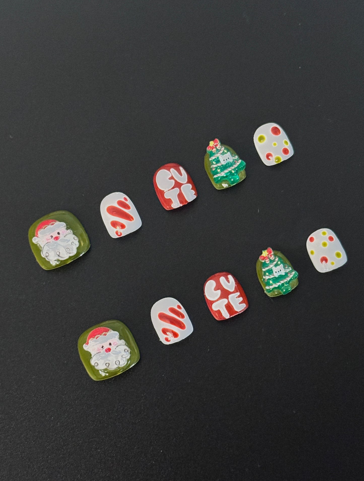 Christmas Baby Nails