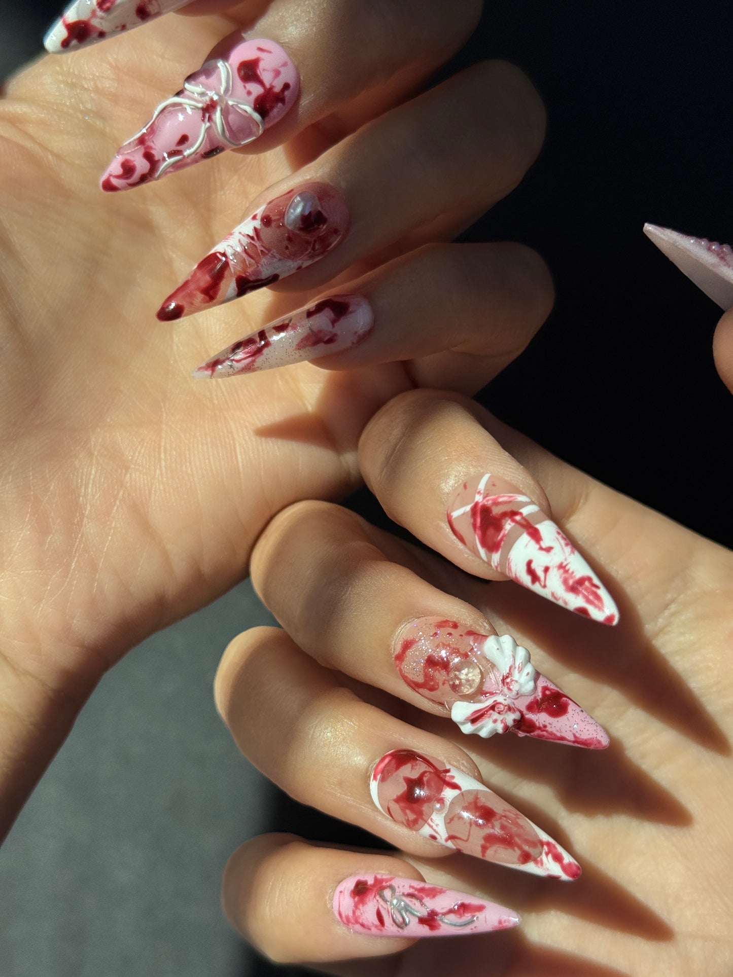 Fallen Angel Y2K Press-On Nails