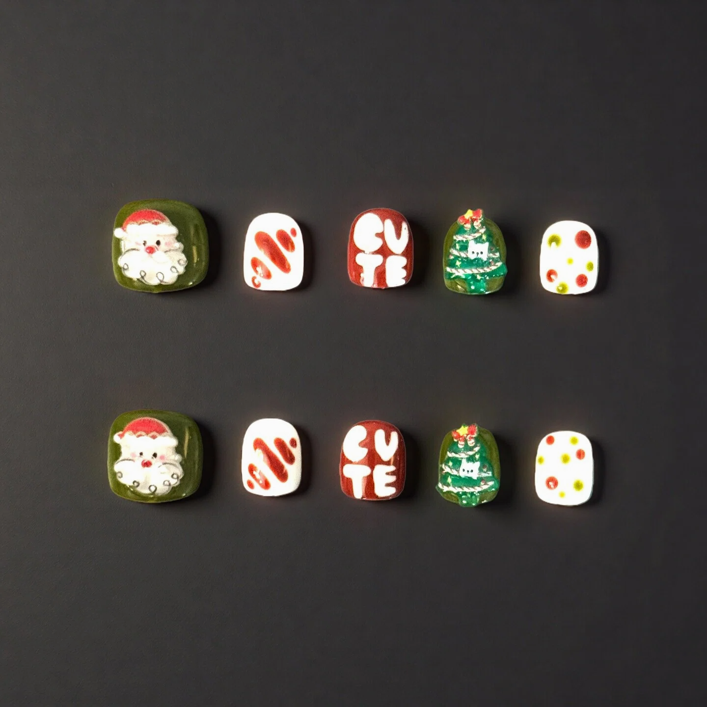 Christmas Baby Nails