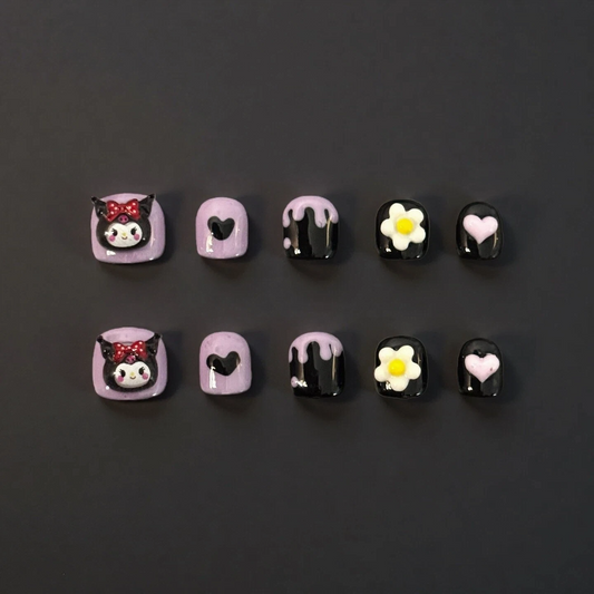 Hello Kitty Pink Sparkle Press-On Nails