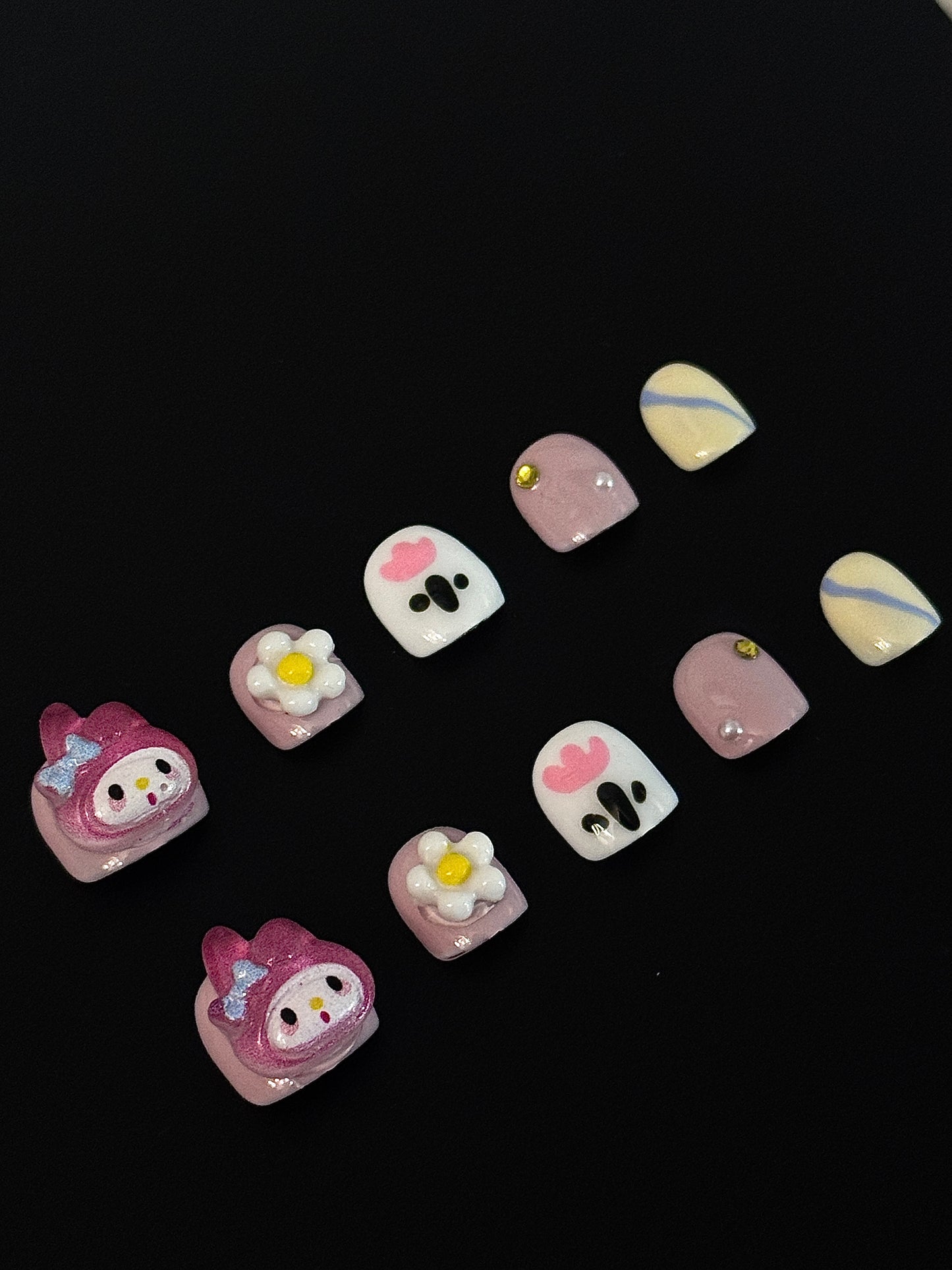 My Melody & Cute Press-On Nails