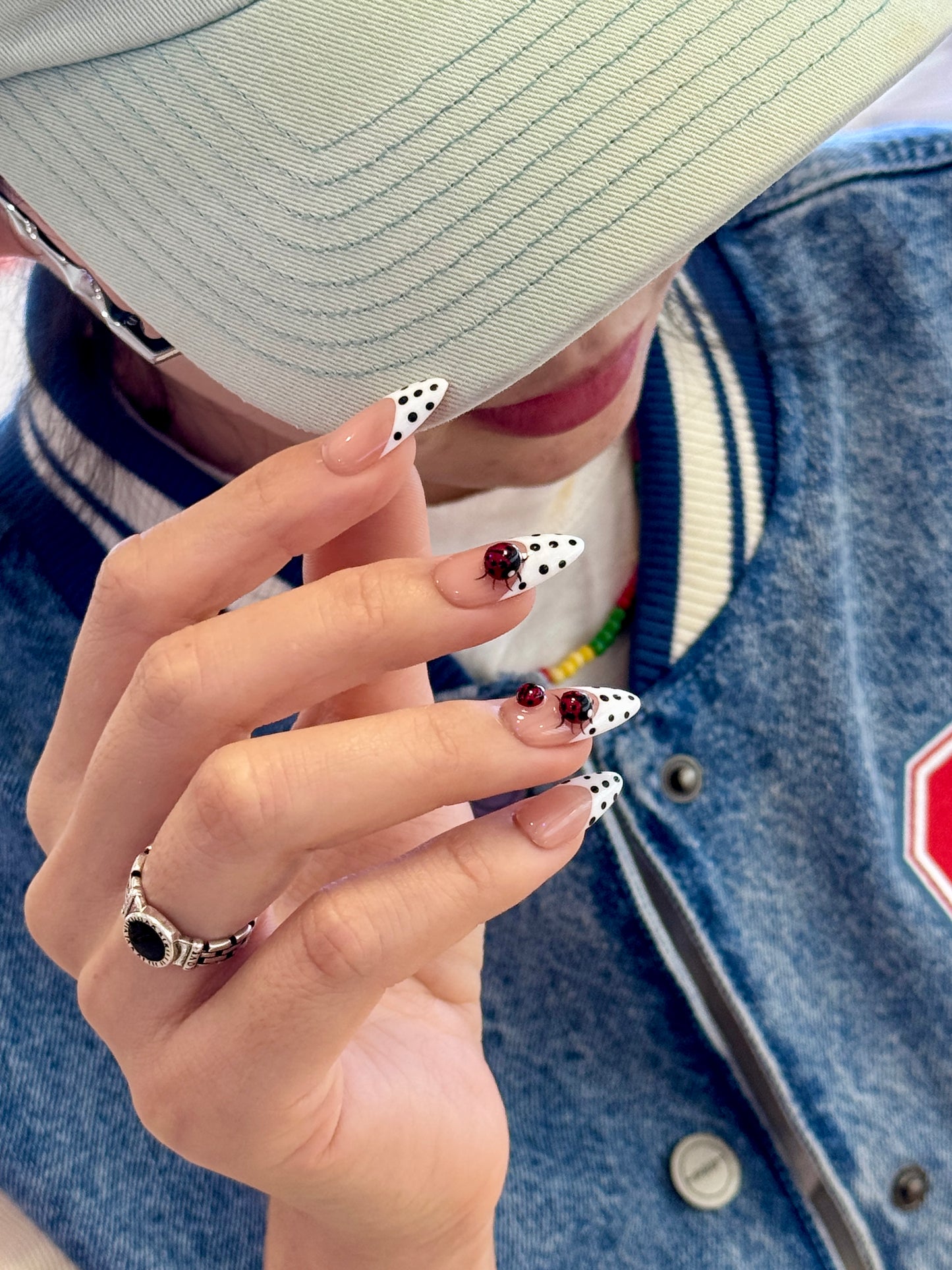 Ladybug Polka Dot Press-On Nails 🐞✨